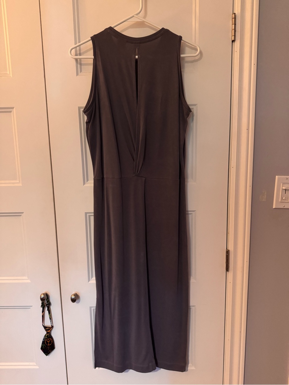 Lole Sleeveless Midi Dress in Charcoal - Picture 2 of 3